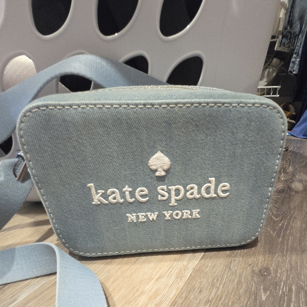 kate spade Blue Denim Crossbody Purse